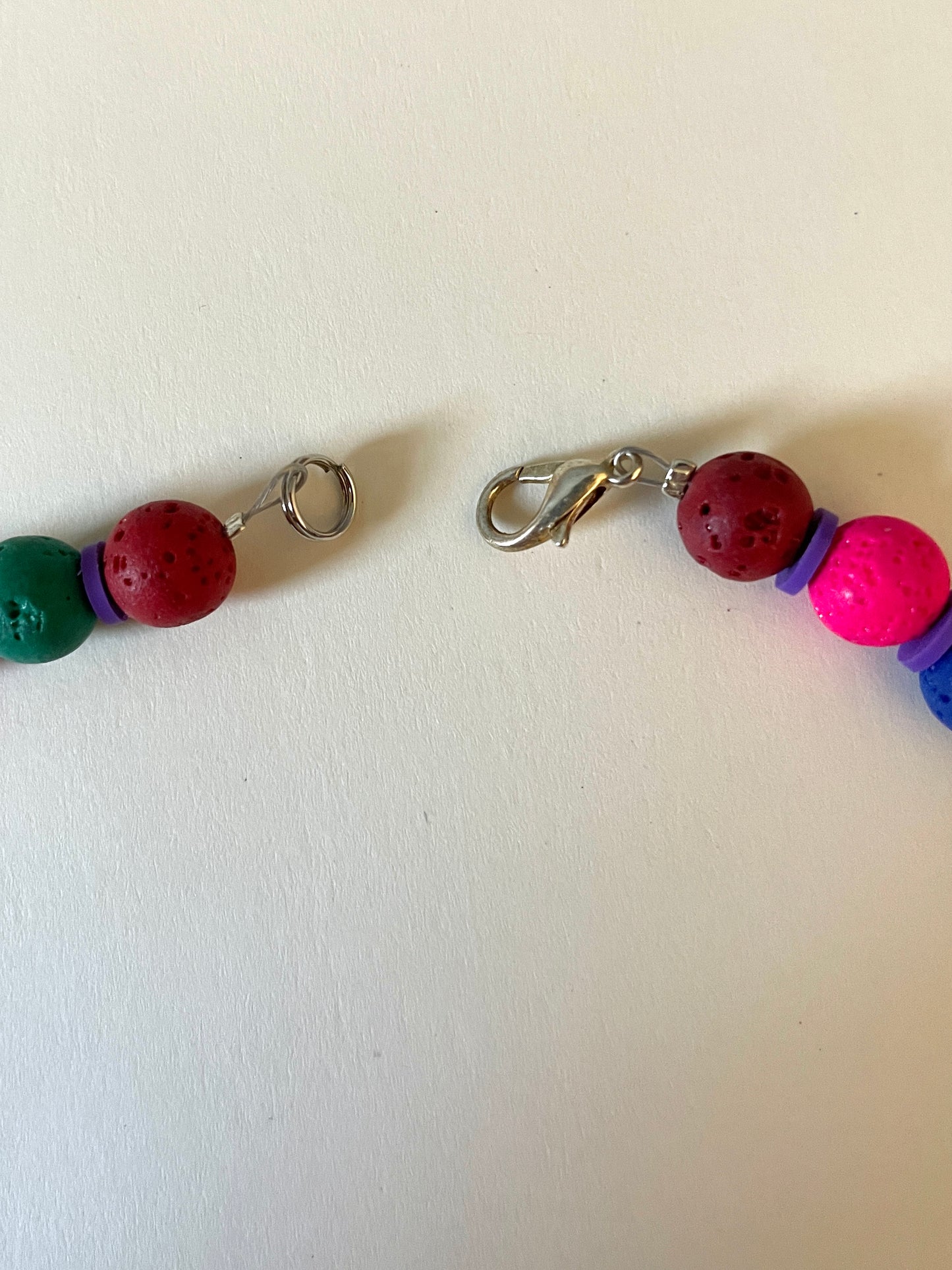 Necklace - Lava Rocks with Dividers