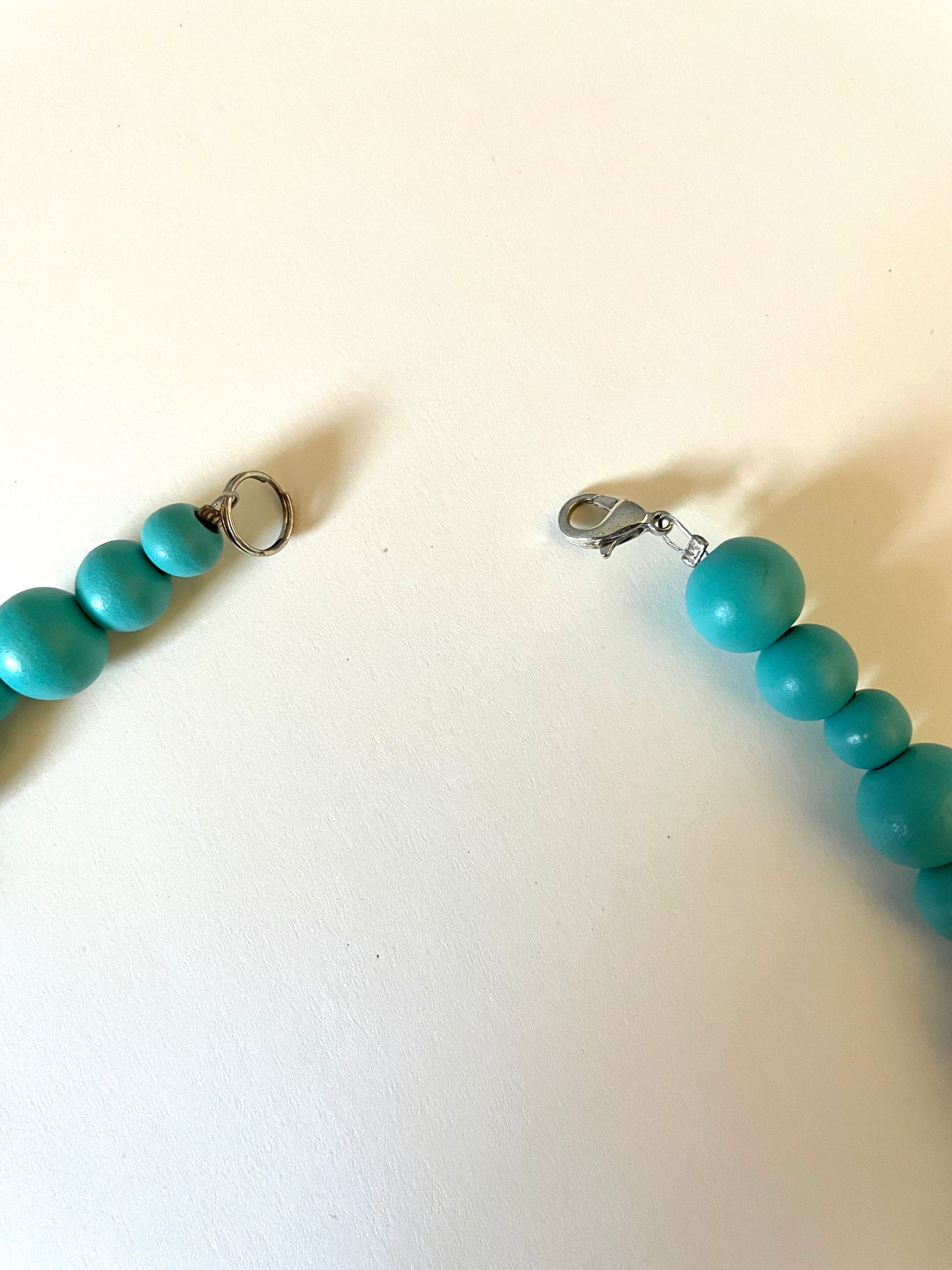 Necklace - Turquoise Wood