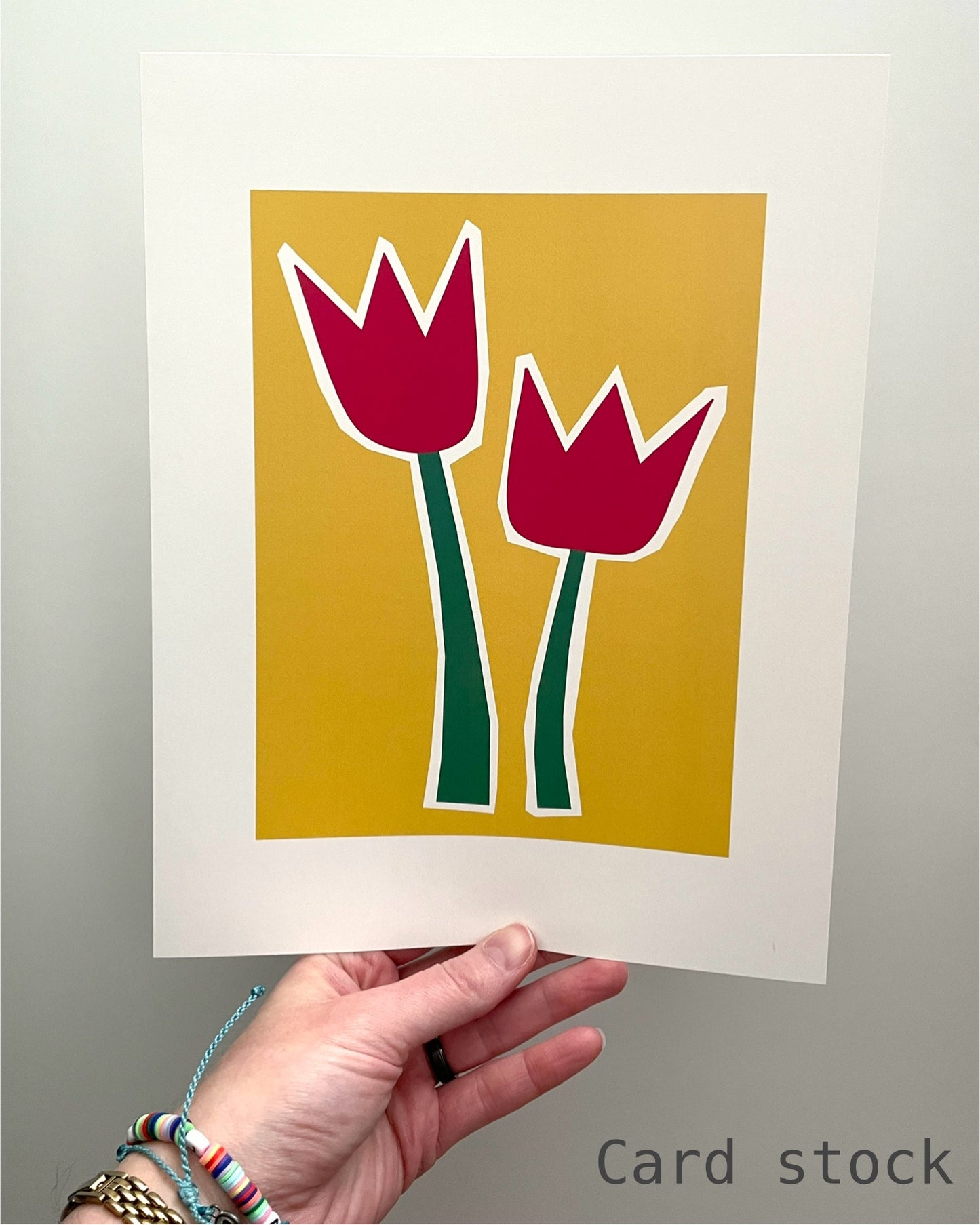 Tulips - Linear Yellow