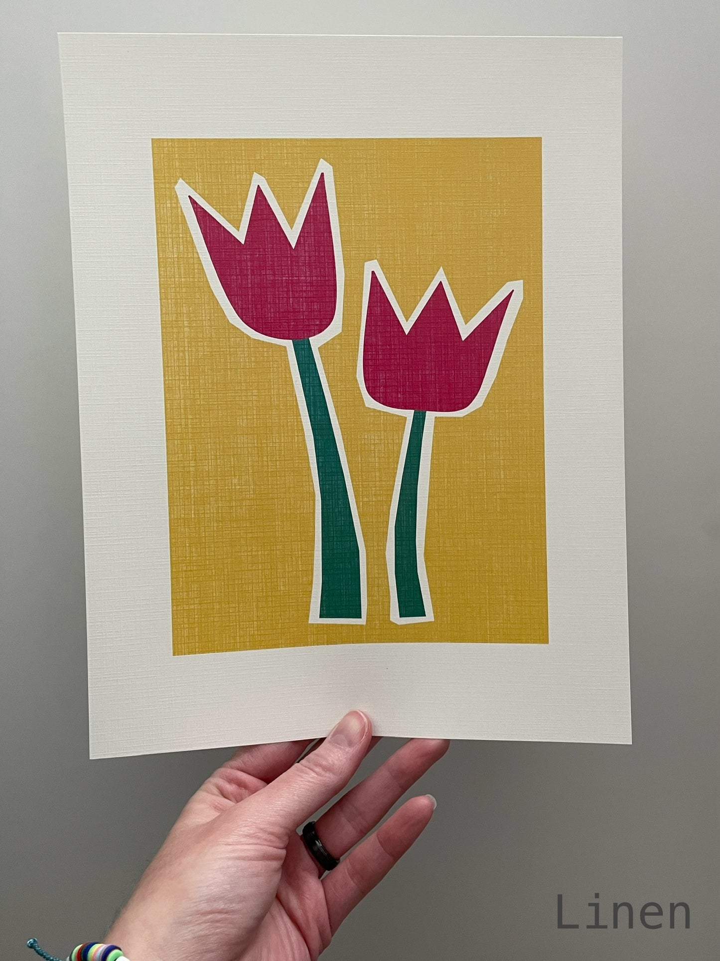 Tulips - Linear Yellow