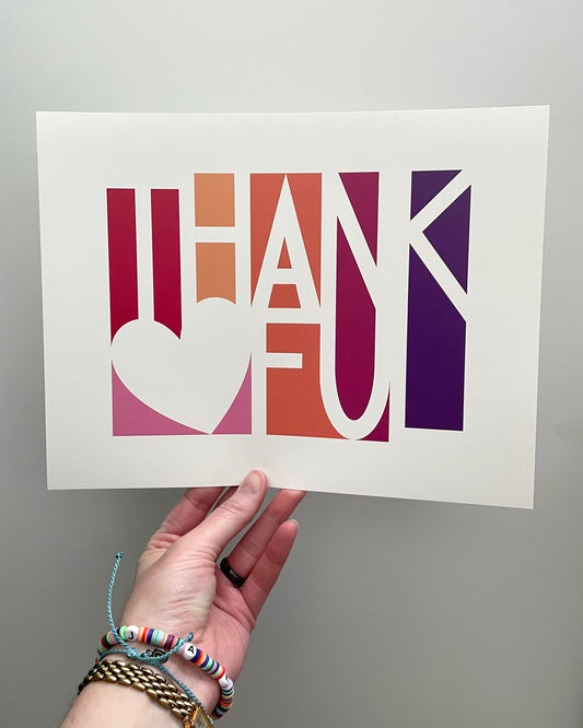 Thankful - Pink